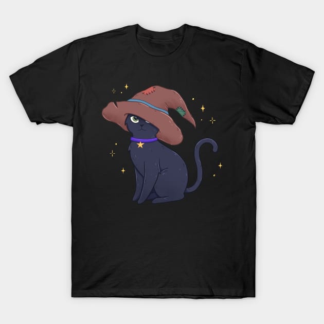 Witch’s Cat T-Shirt by laurenwill27